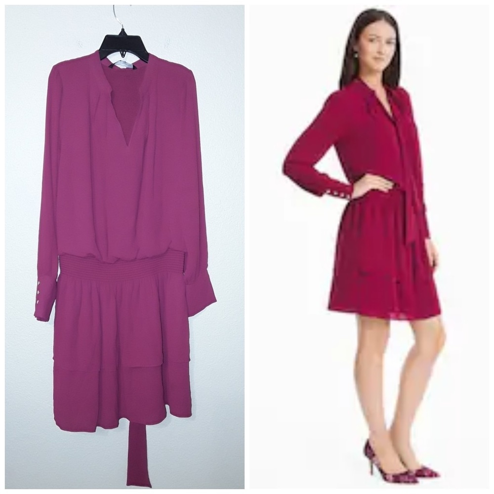 8 White House Black Market Blouson Dress